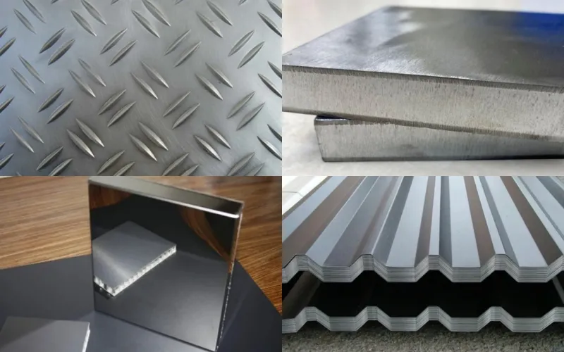 Stainless Steel Plates with Different Finishes